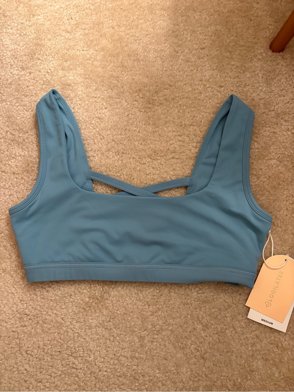 Everyday Light Support Sports Bralette in Dusty Blue